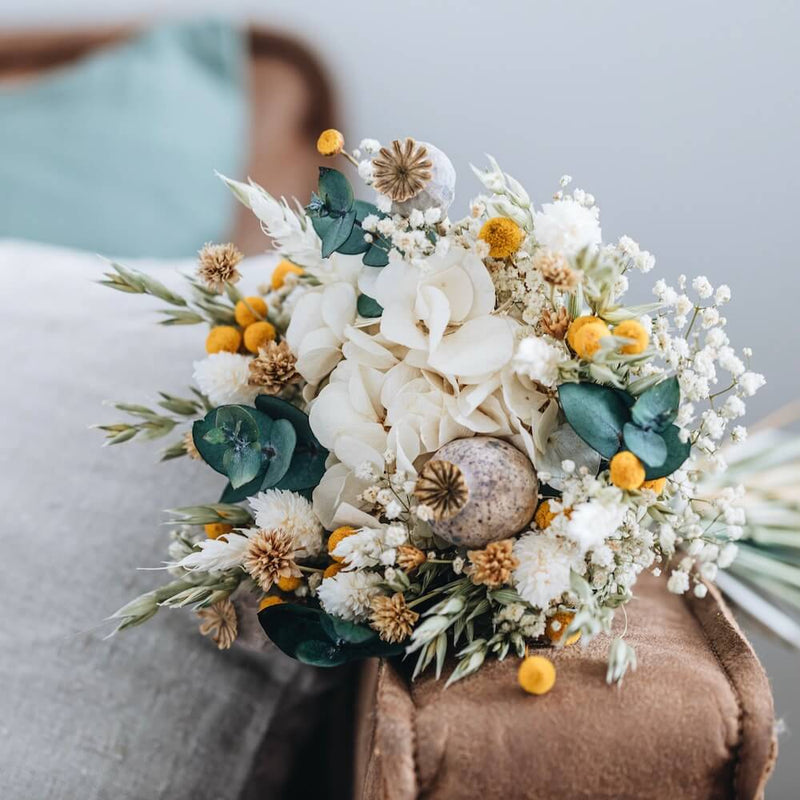 Bouquet fleurs séchées et stabilisées Gaspard