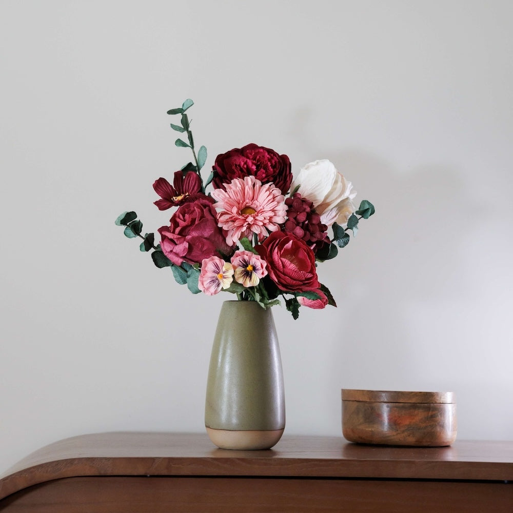 Bouquet fleurs en papier Degas
