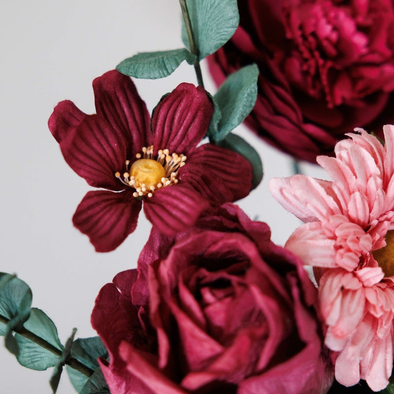 Bouquet fleurs en papier Degas