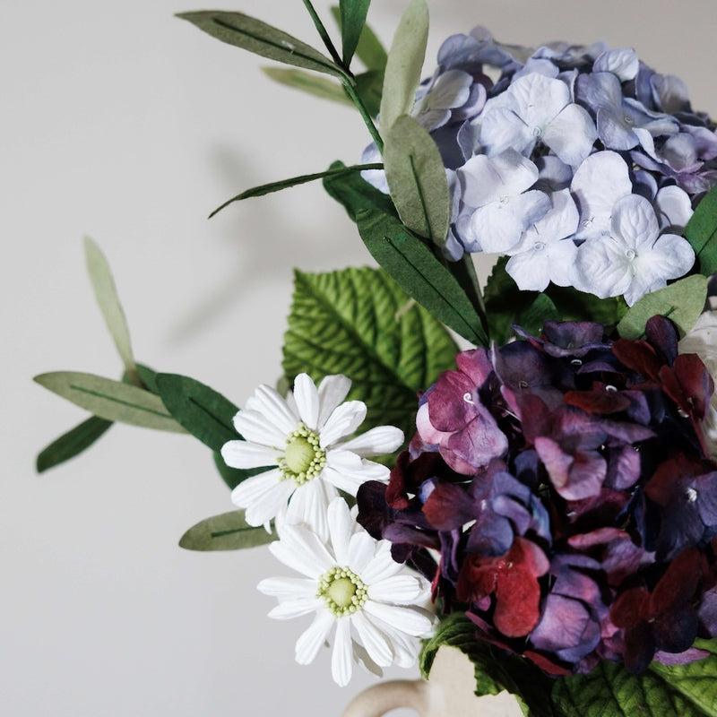 Bouquet fleurs en papier O'Keeffe
