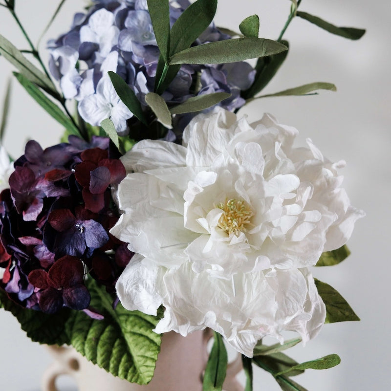 Bouquet fleurs en papier O'Keeffe