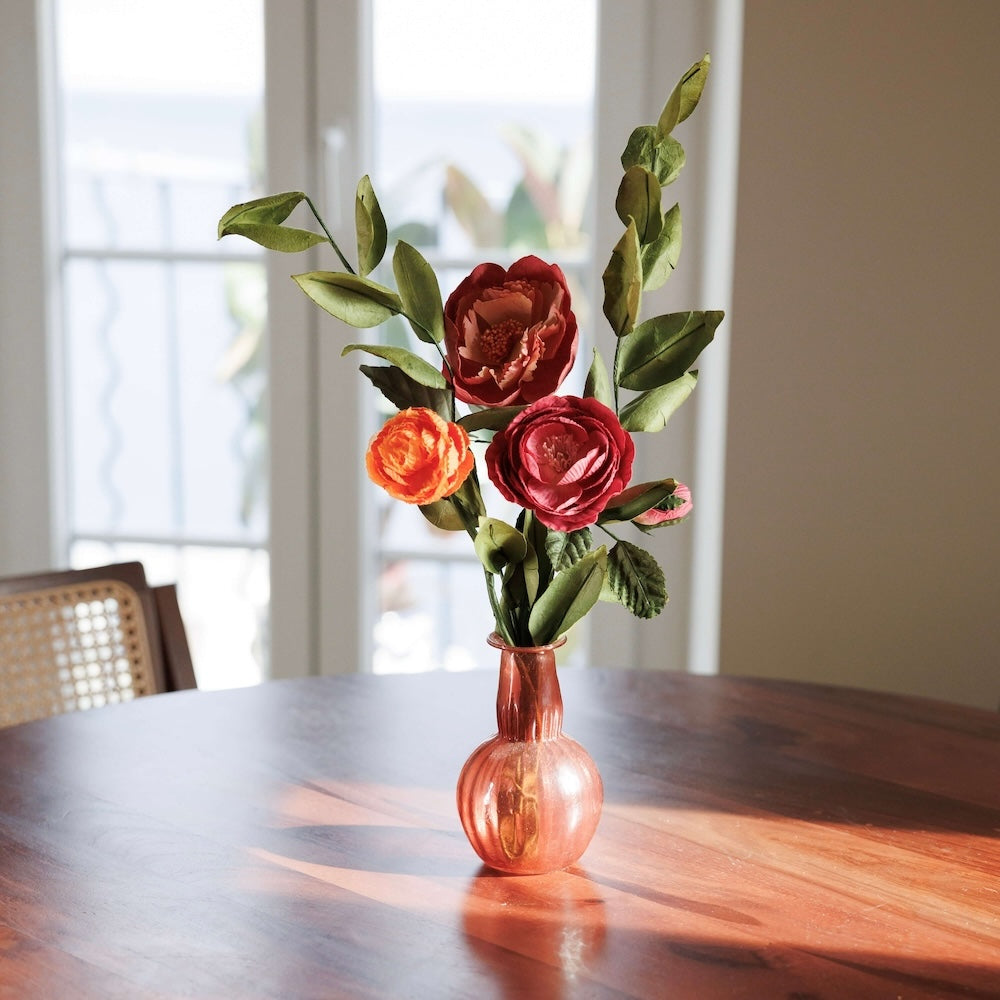 Bouquet fleurs en papier Kandinsky