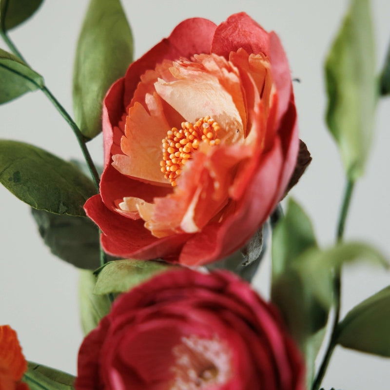 Bouquet fleurs en papier Kandinsky