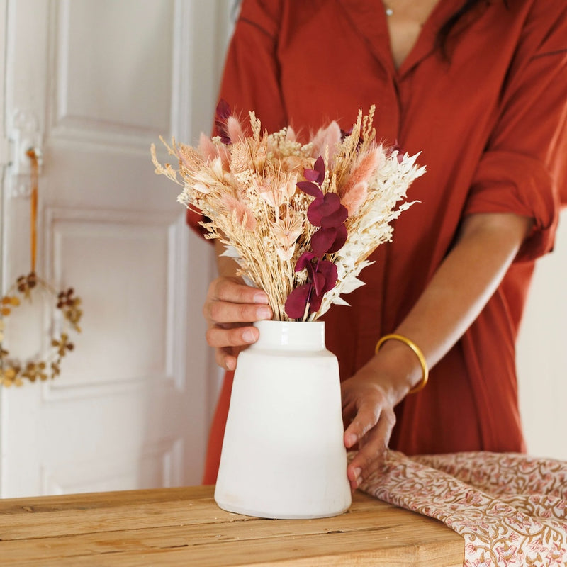 Bouquet fleurs séchées et stabilisées Noah
