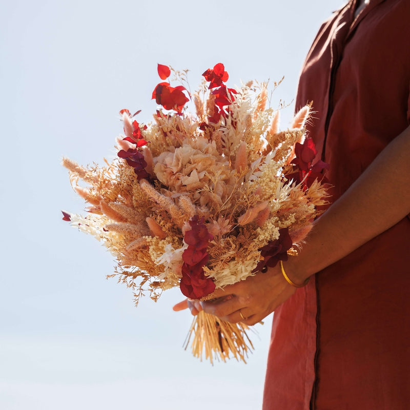 Bouquet fleurs séchées et stabilisées Noah