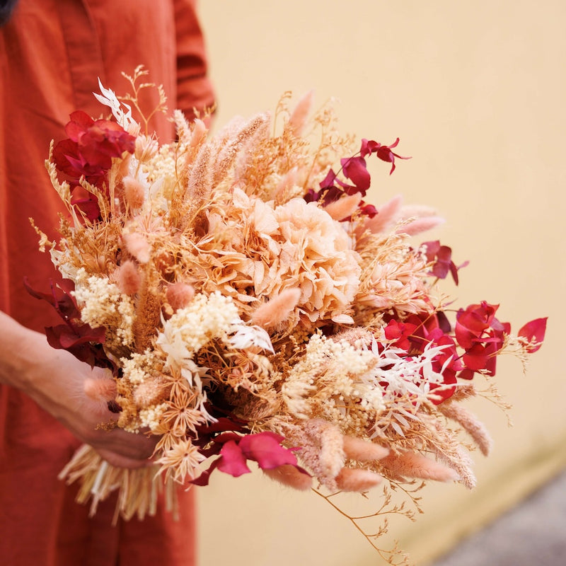 Bouquet fleurs séchées et stabilisées Noah