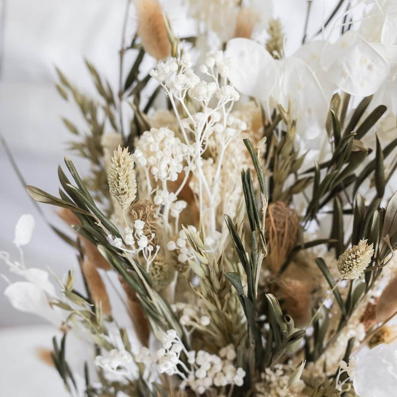 Bouquet fleurs séchées et stabilisées Léonard