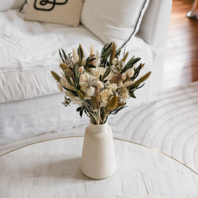 Bouquet fleurs séchées et stabilisées Odin