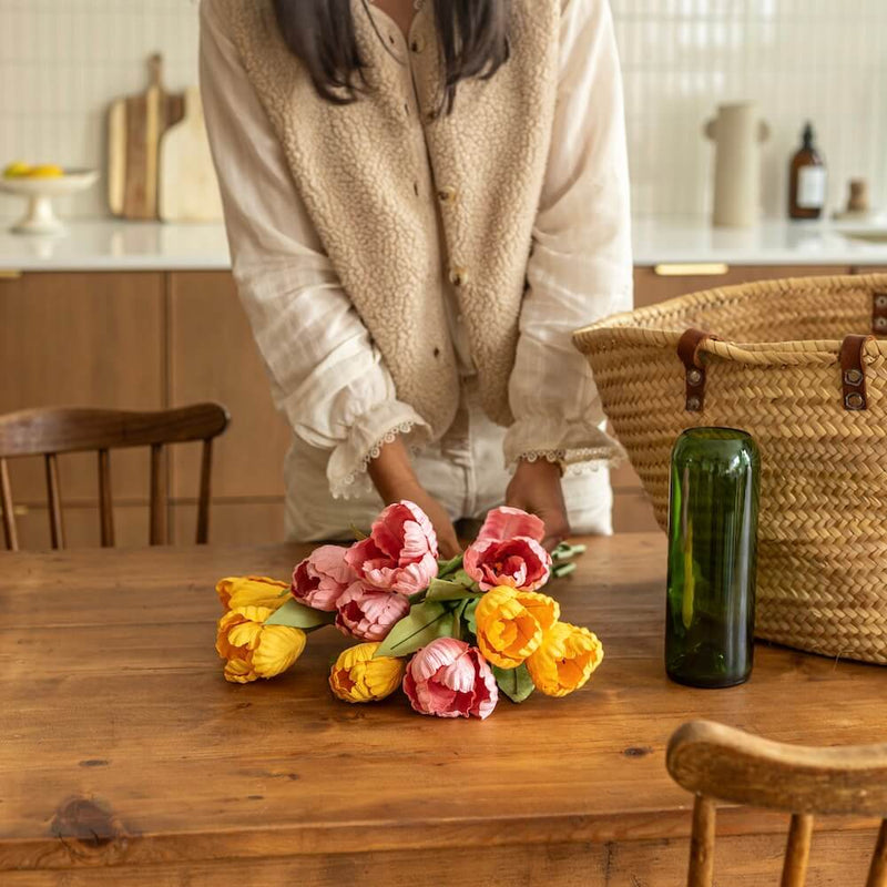 fleurs-en-papier-artisanale-tulipe-rose