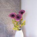 Purple artificial poppy
