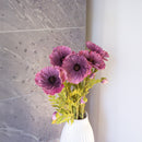 Purple artificial poppy