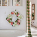 couronne-fleurs-papier-flowrette-rose-verte-blanche