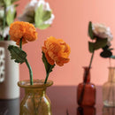 botte-fleur-papier-flowrette-renoncule-orange