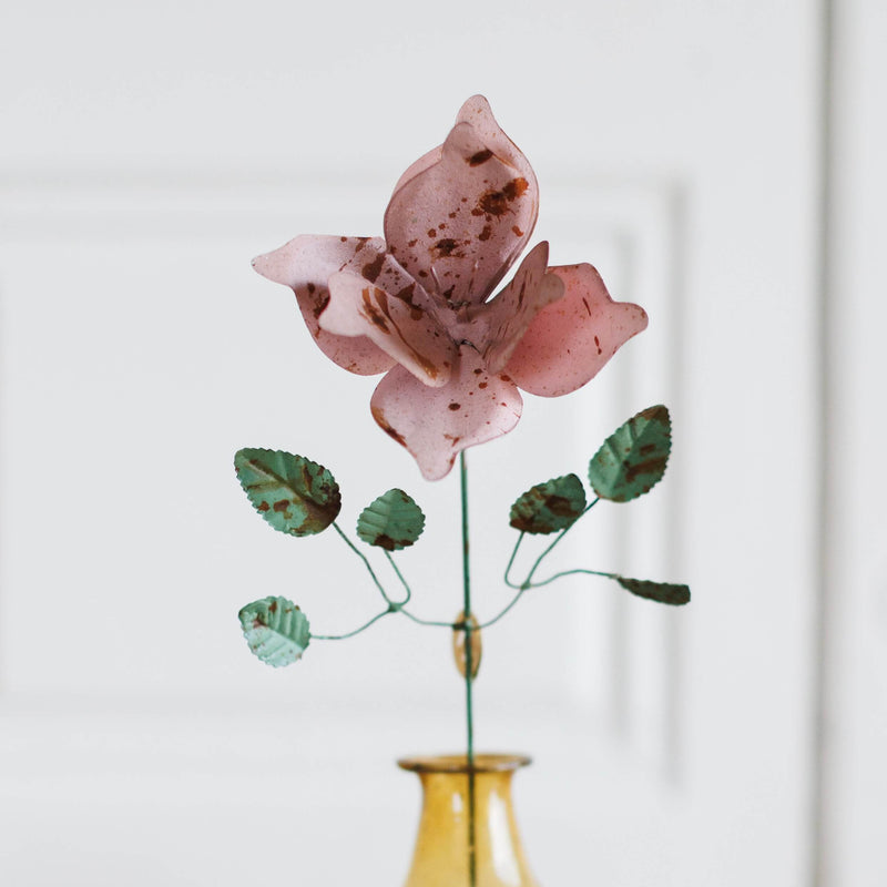 Fleur en laiton Kalika beige