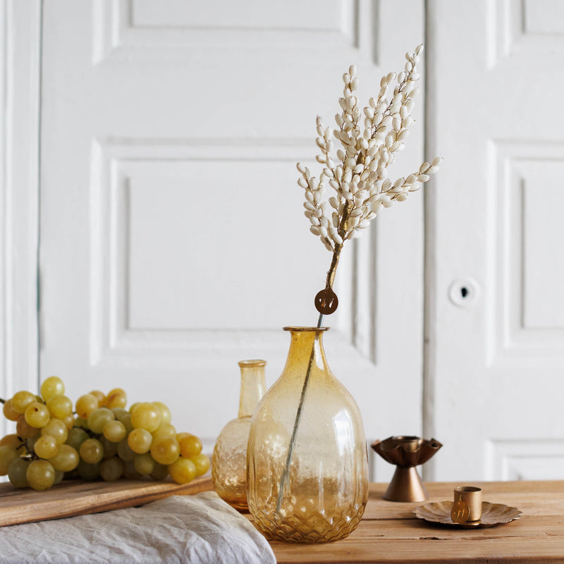 Branchage en laiton blanc