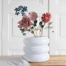 Fleur en laiton Kalika corail