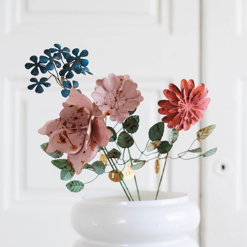 Fleur en laiton Kalika beige