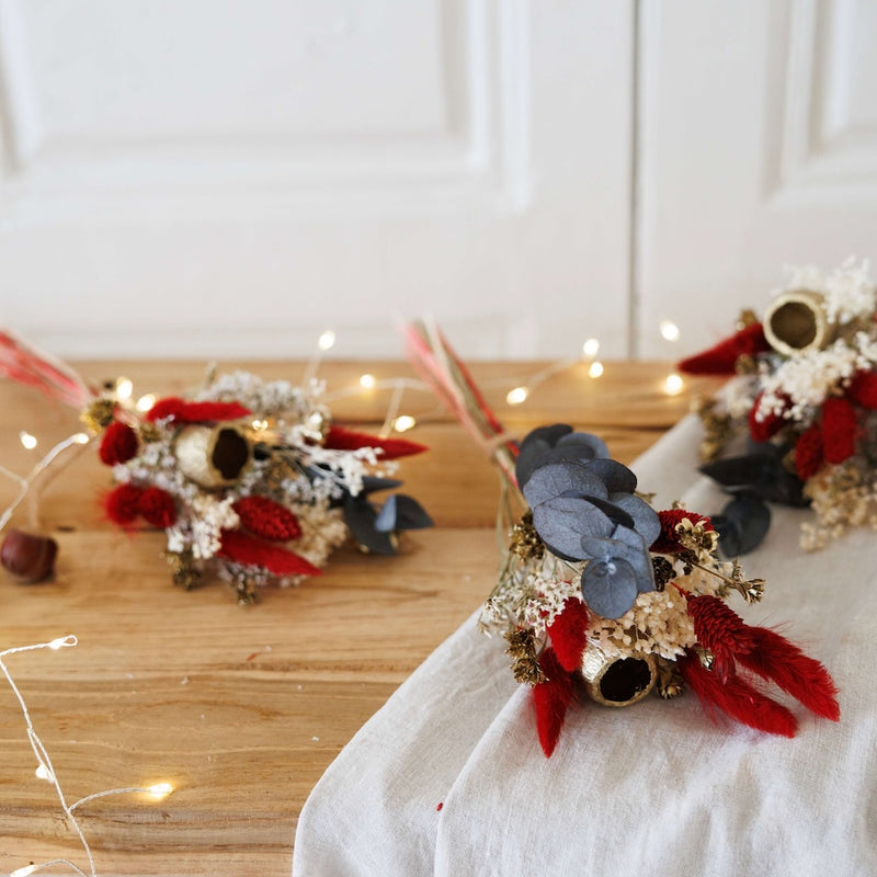 Petits bouquets de Noël x3