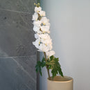 Flowrette delphinium blanc fleur artificielle real touch