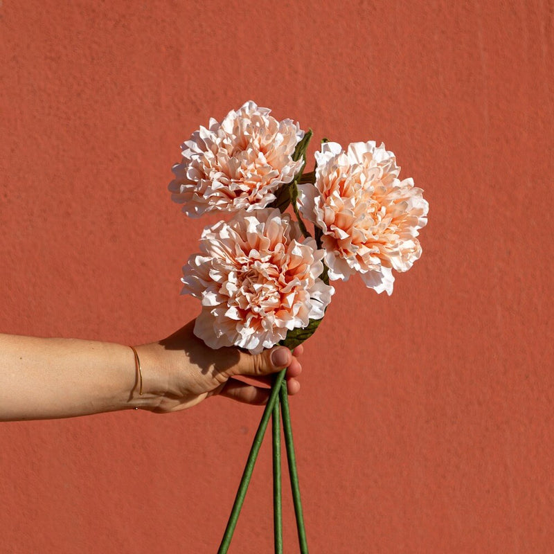 fleur-papier-flowrette-dalia-corail-colore