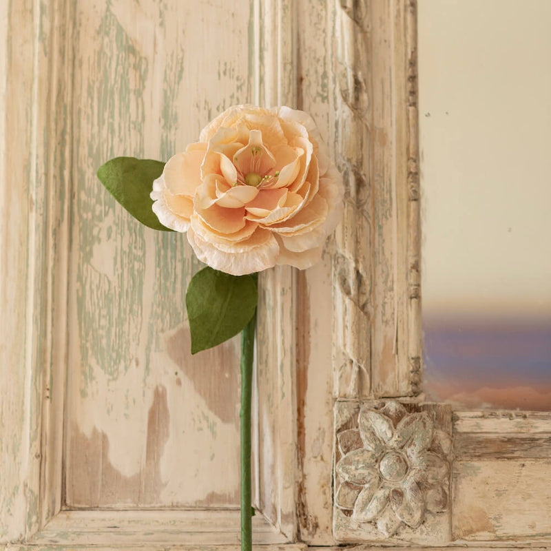 fleur-papier-flowrette-camelia-couleur-peche