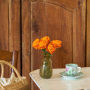 botte-fleur-papier-flowrette-renoncule-orange