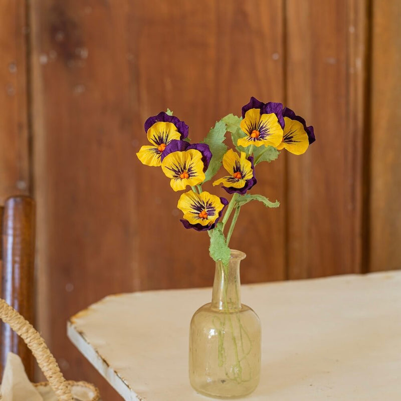 fleur-papier-flowrette-pensees-violets