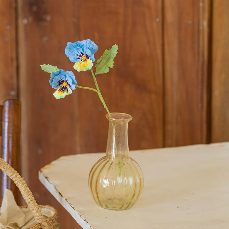 fleur-papier-flowrette-deco-pensee-bleue