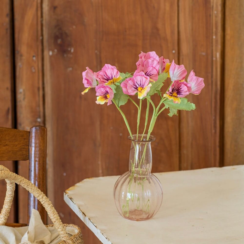 fleur-papier-flowrette-pensees-rose--pensees-rose