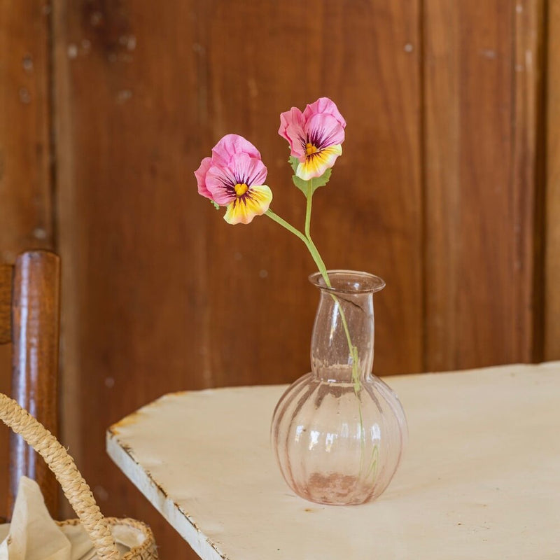 fleur-papier-flowrette-pensees-rose--pensees-rose