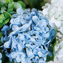 Bouquet of artificial flowers hydrangeas