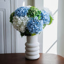 Bouquet of artificial flowers hydrangeas