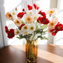 Bouquet of Artificial Flowers Pavotes