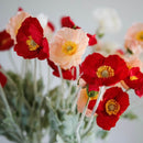 Bouquet of Artificial Flowers Pavotes