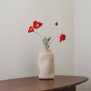 Red artificial poppy