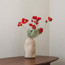 Red artificial poppy