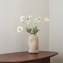 White artificial poppy