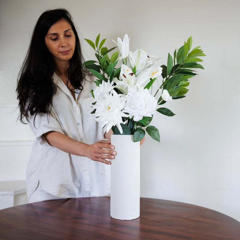 Ramo de flores artificiales Genevieve