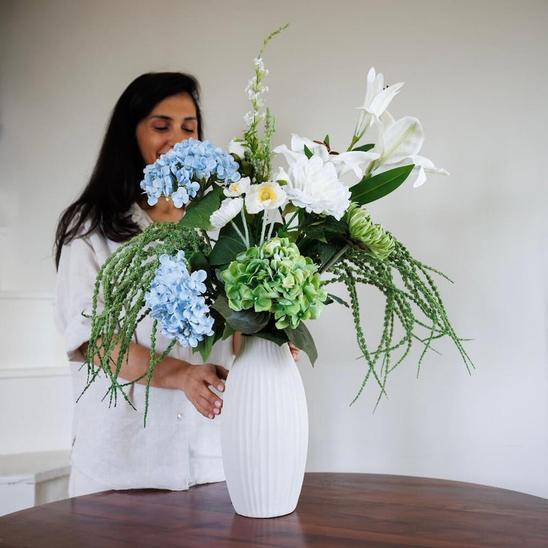Bouquet de flores artificiales Madeleine