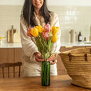 fleurs-en-papier-artisanale-tulipe-jaunes