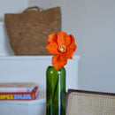 Pavot en papier orange