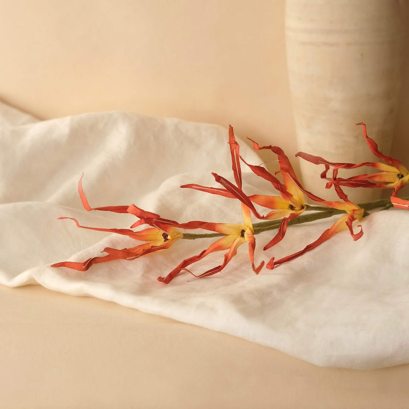 Orchidée de la Passion en papier orange