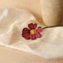 Cosmos en papier bordeaux