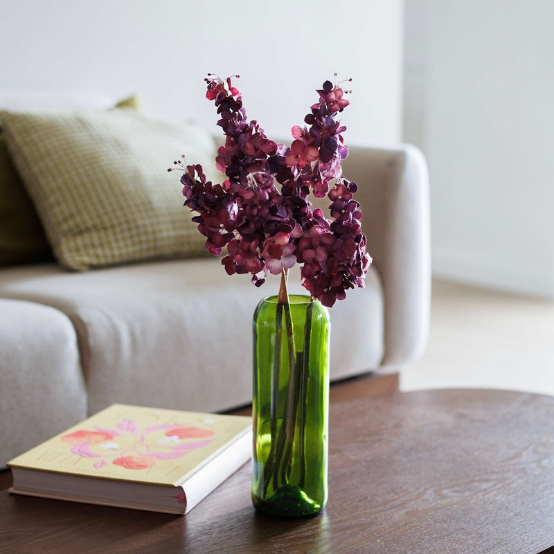 Hortensia paniculé en papier violet
