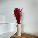 Botte fleurs séchées Lin Rouge