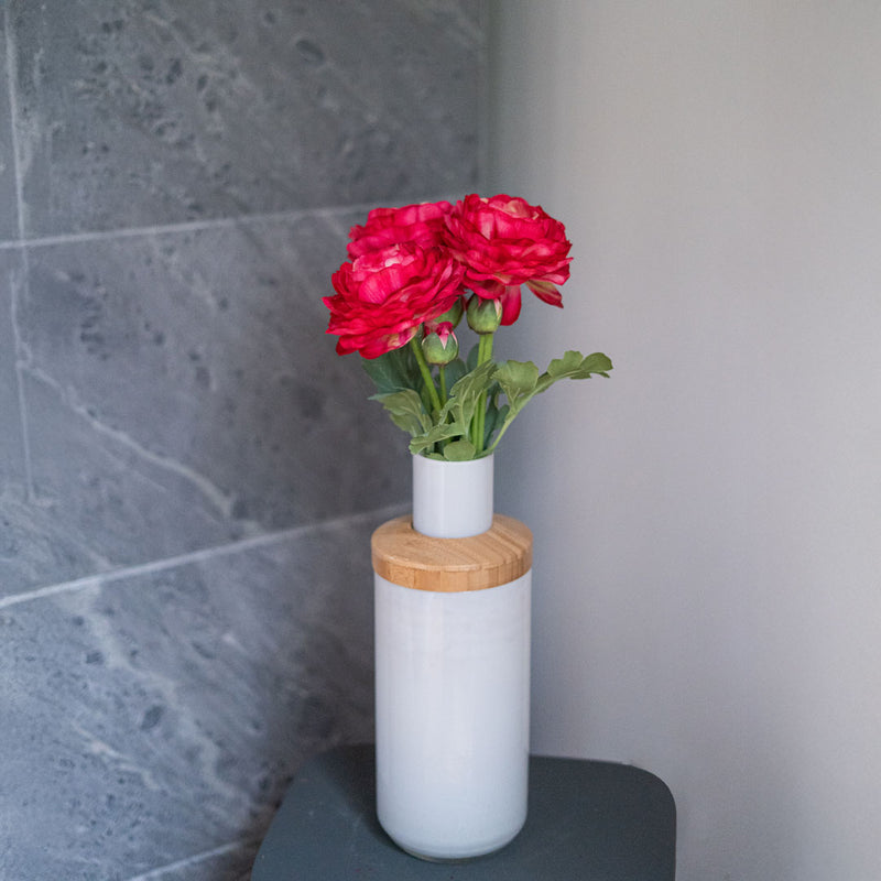 fleurs artificielles flowrette. Renoncule fuchsia flowrette