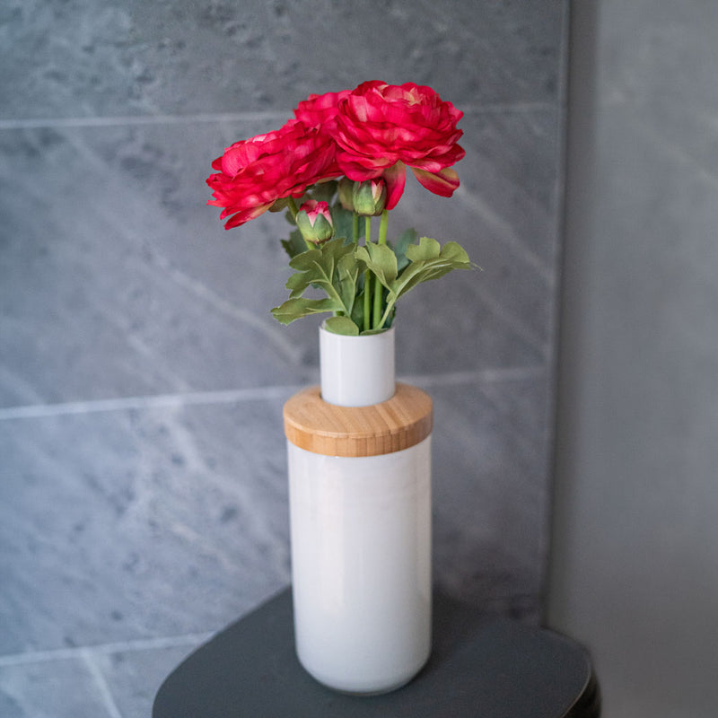 fleurs artificielles flowrette. Renoncule fuchsia flowrette