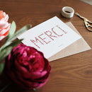 Carte postale Merci