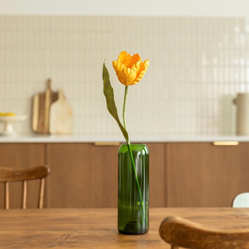 fleurs-en-papier-artisanale-tulipe-jaunes