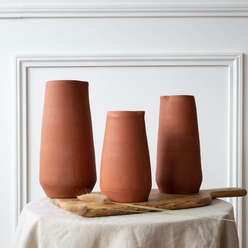 artisan-pottier-vase-terre-cuite-flowrette-trio-carafe